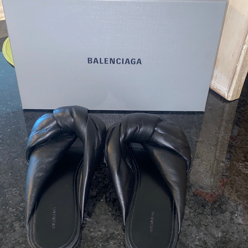 Black Balenciaga sandal brand new never been worn